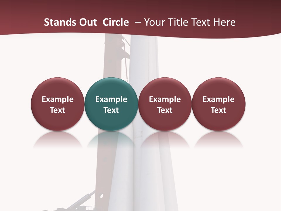 Isolated Science Spaceship PowerPoint Template