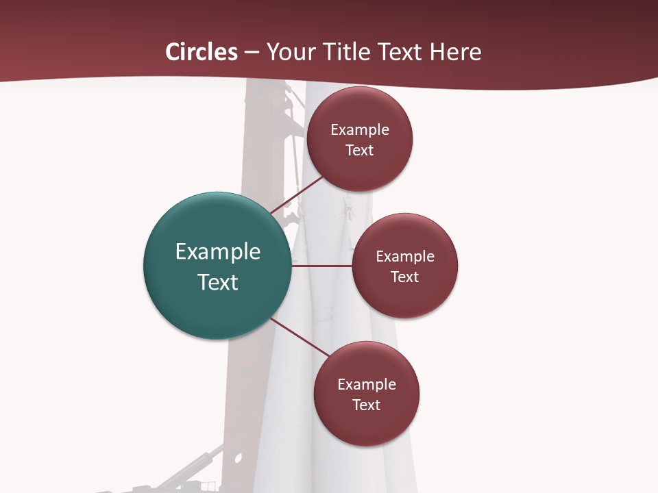 Isolated Science Spaceship PowerPoint Template