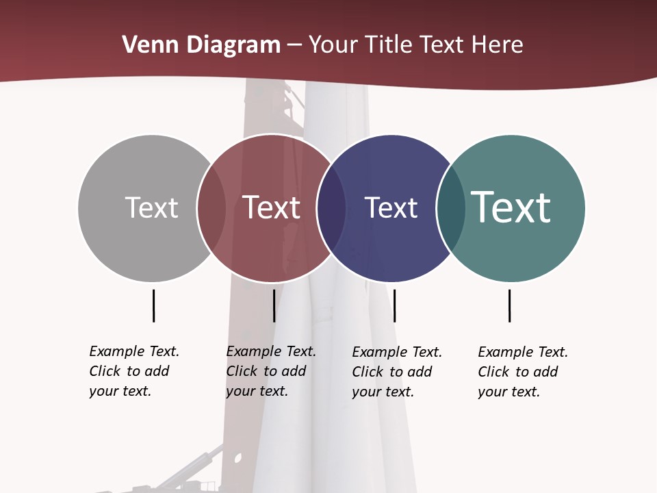 Isolated Science Spaceship PowerPoint Template