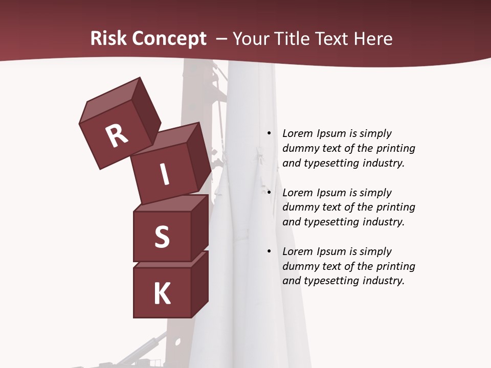 Isolated Science Spaceship PowerPoint Template