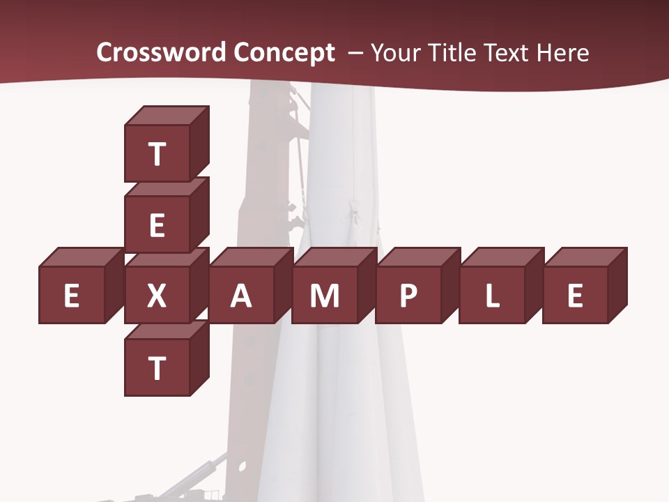 Isolated Science Spaceship PowerPoint Template