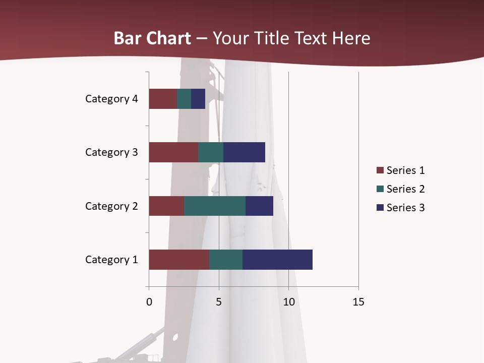 Isolated Science Spaceship PowerPoint Template