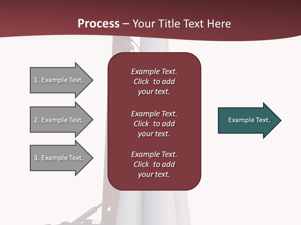 Isolated Science Spaceship PowerPoint Template