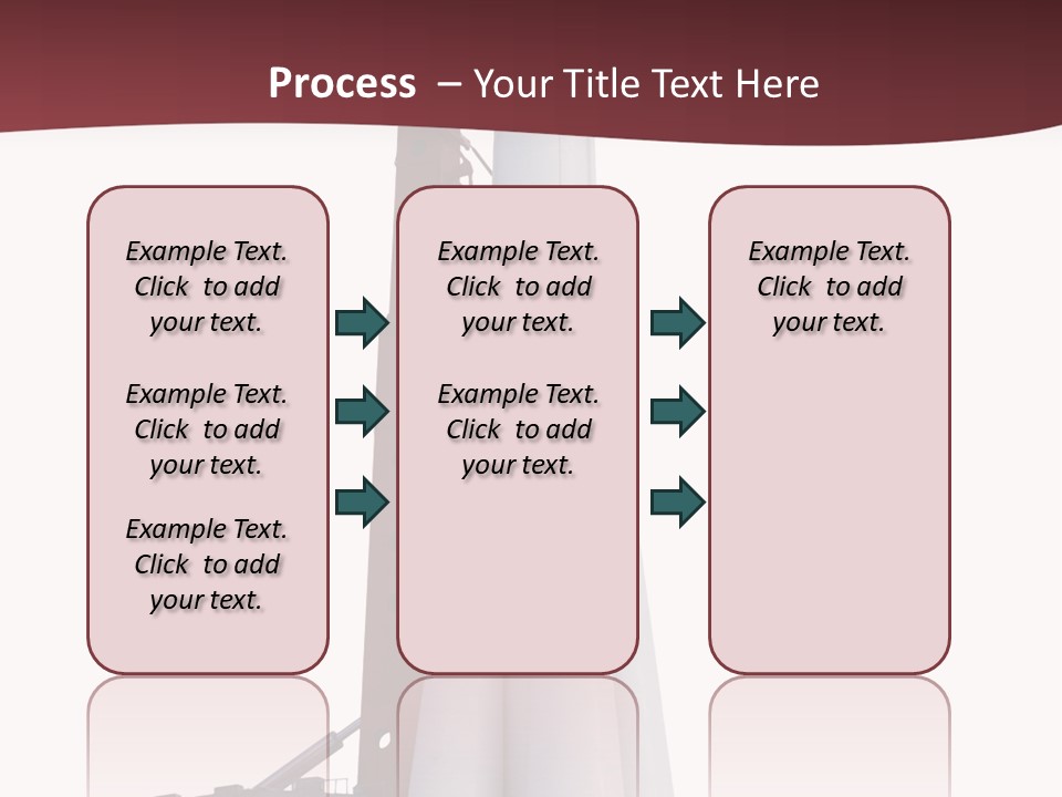 Isolated Science Spaceship PowerPoint Template