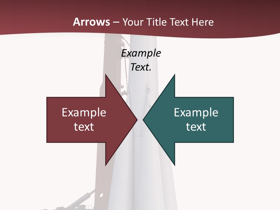 Isolated Science Spaceship PowerPoint Template