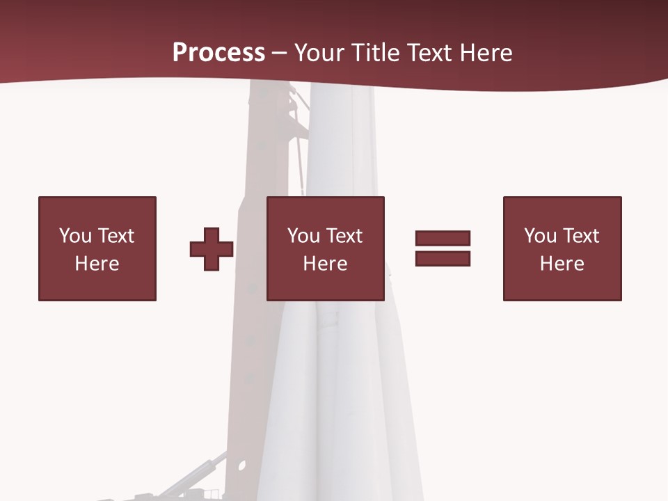 Isolated Science Spaceship PowerPoint Template