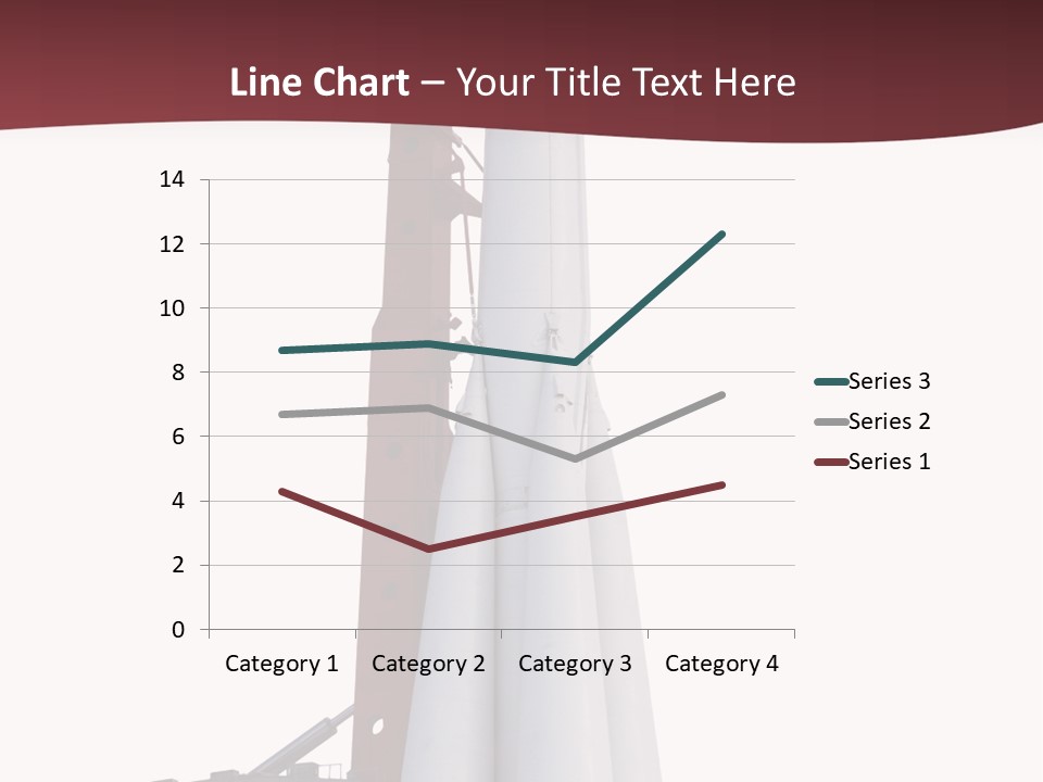 Isolated Science Spaceship PowerPoint Template