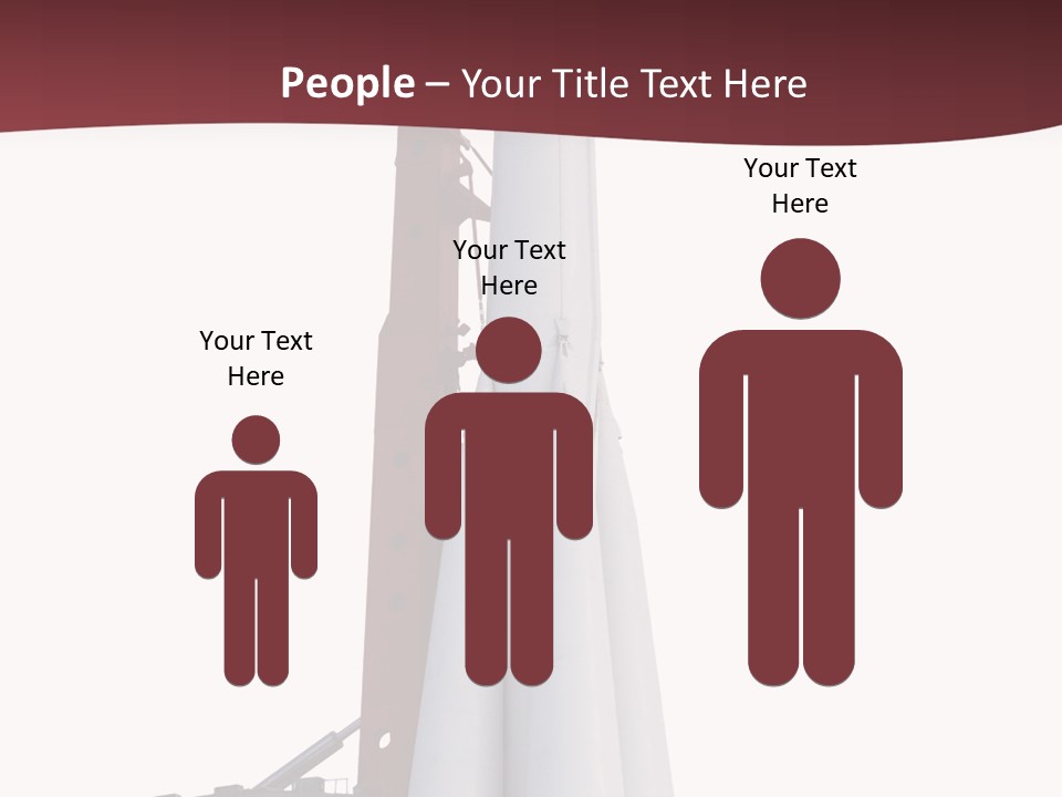 Isolated Science Spaceship PowerPoint Template