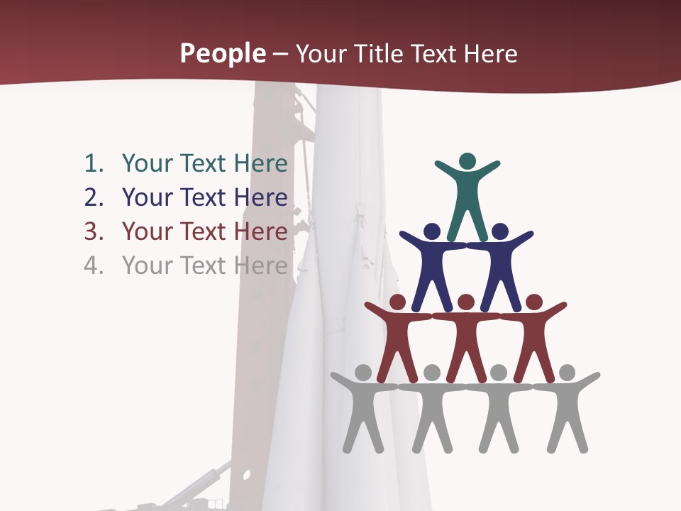 Isolated Science Spaceship PowerPoint Template