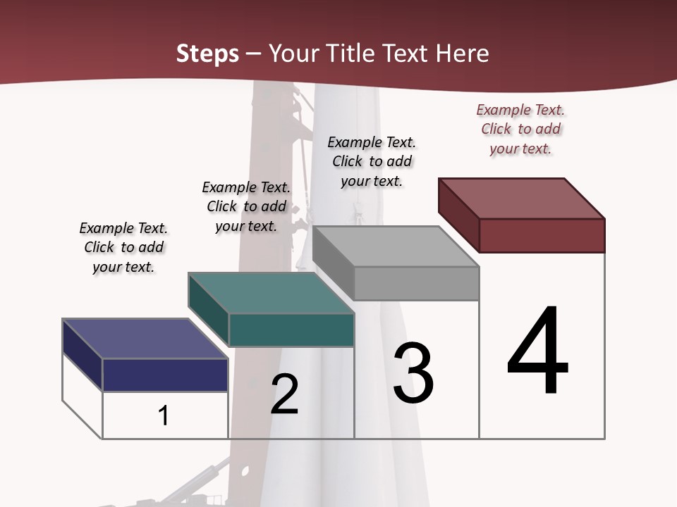 Isolated Science Spaceship PowerPoint Template
