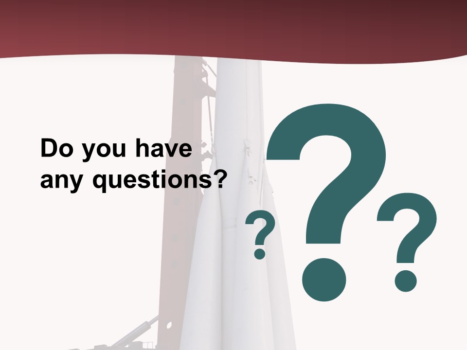 Isolated Science Spaceship PowerPoint Template