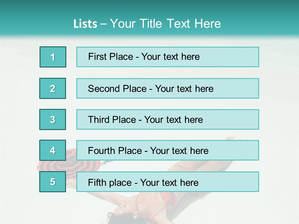 Tropical Ocean Rest PowerPoint Template