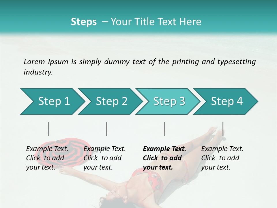Tropical Ocean Rest PowerPoint Template