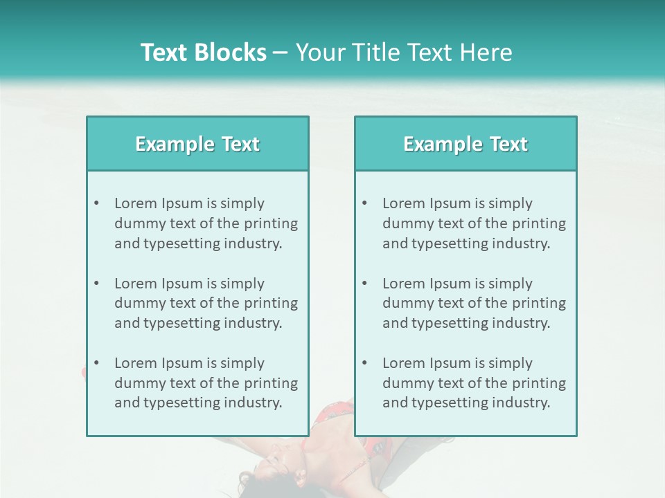 Tropical Ocean Rest PowerPoint Template