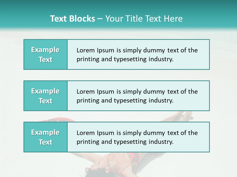 Tropical Ocean Rest PowerPoint Template