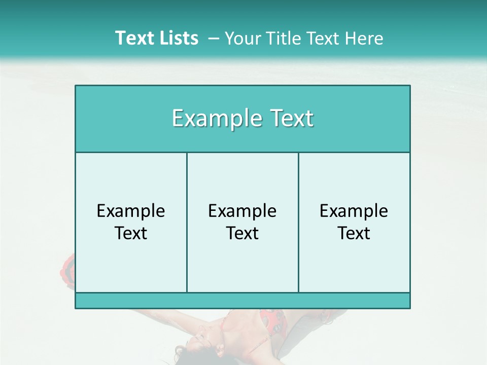 Tropical Ocean Rest PowerPoint Template