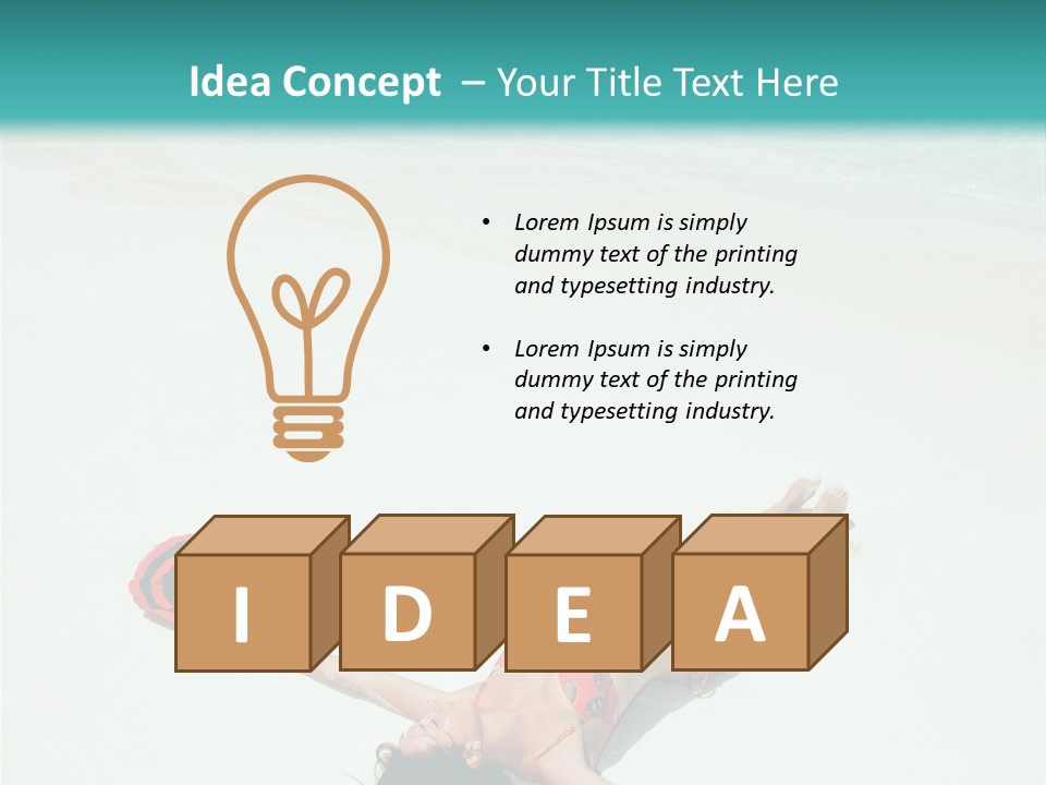 Tropical Ocean Rest PowerPoint Template