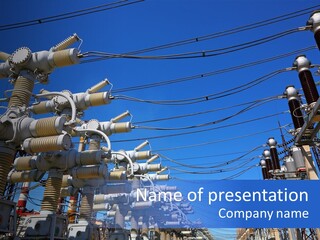 Power Factory Communication PowerPoint Template