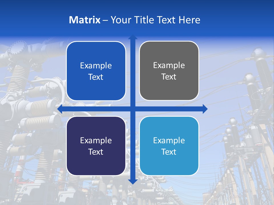 Power Factory Communication PowerPoint Template