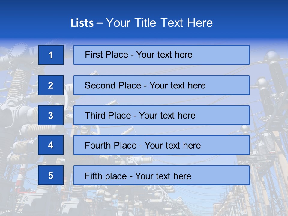 Power Factory Communication PowerPoint Template