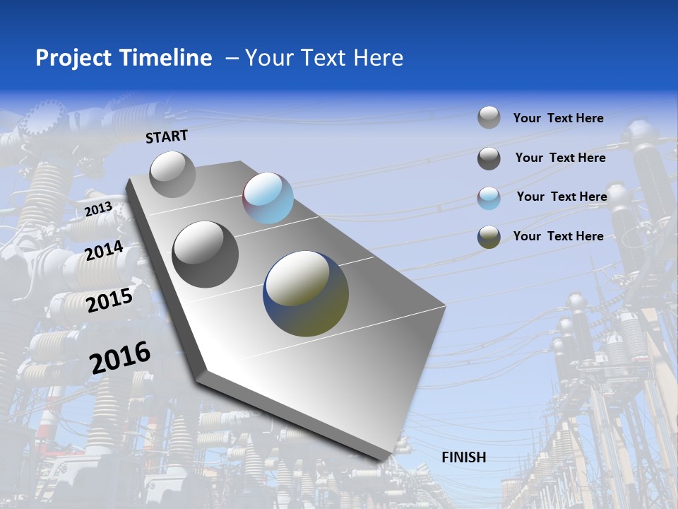 Power Factory Communication PowerPoint Template