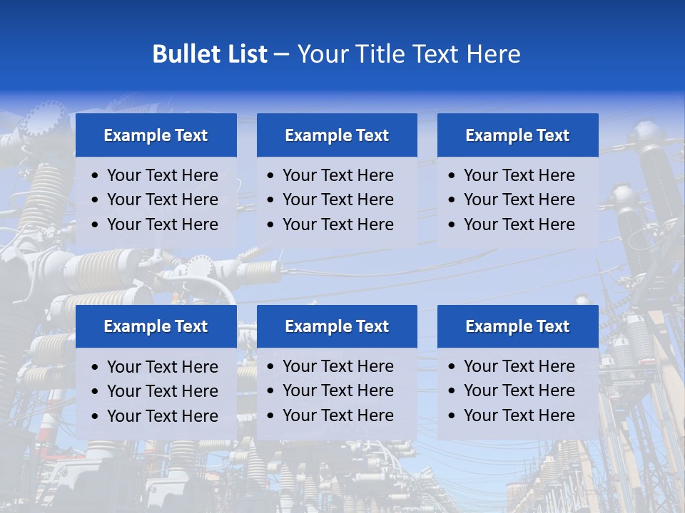 Power Factory Communication PowerPoint Template