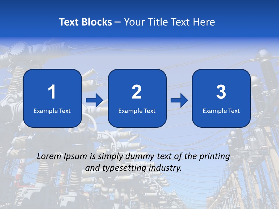Power Factory Communication PowerPoint Template
