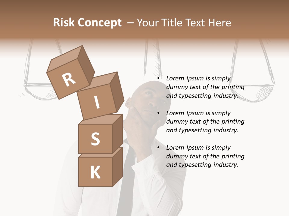 Risk Concept Strategy PowerPoint Template