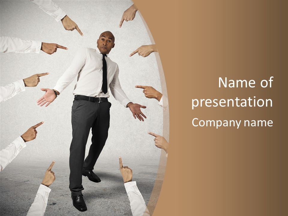 Expression Person Direction PowerPoint Template