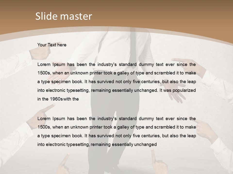 Expression Person Direction PowerPoint Template