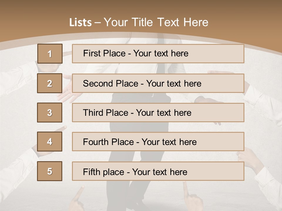 Expression Person Direction PowerPoint Template