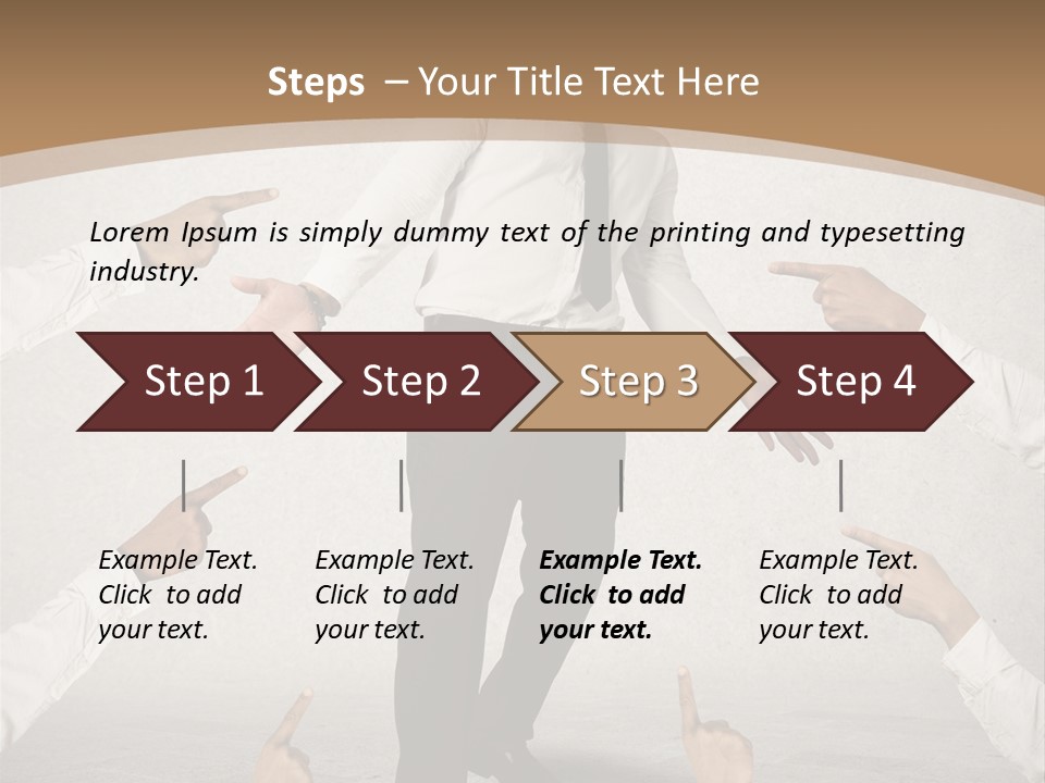 Expression Person Direction PowerPoint Template