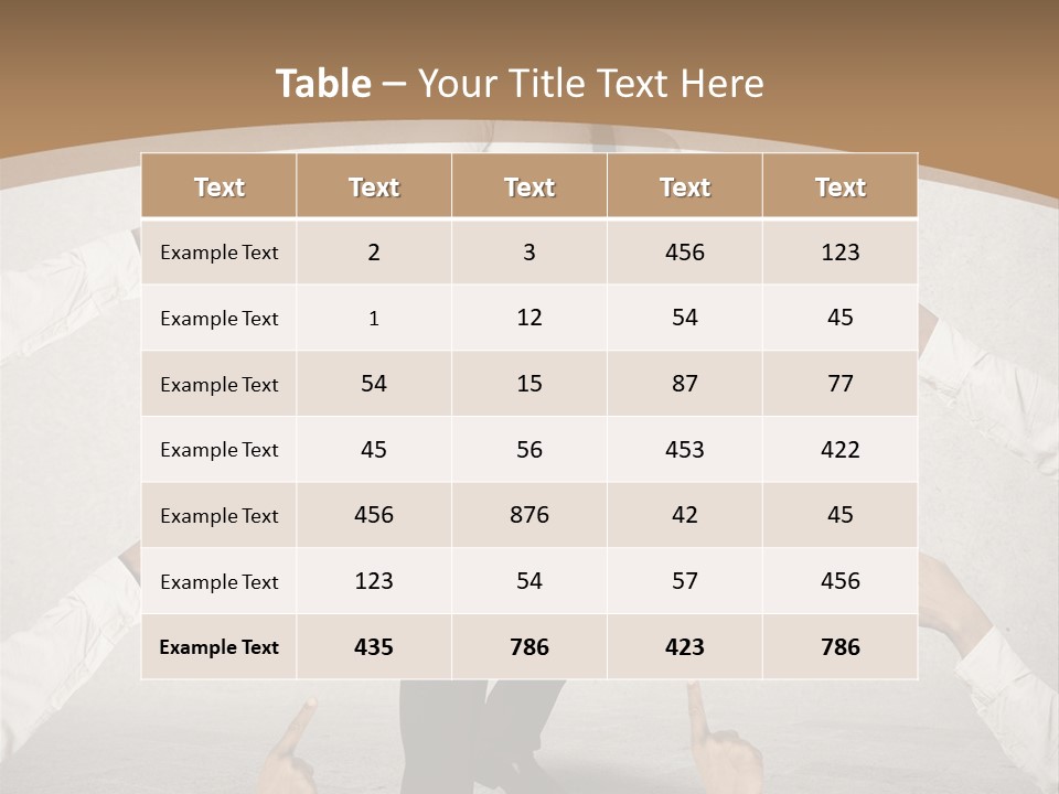 Expression Person Direction PowerPoint Template