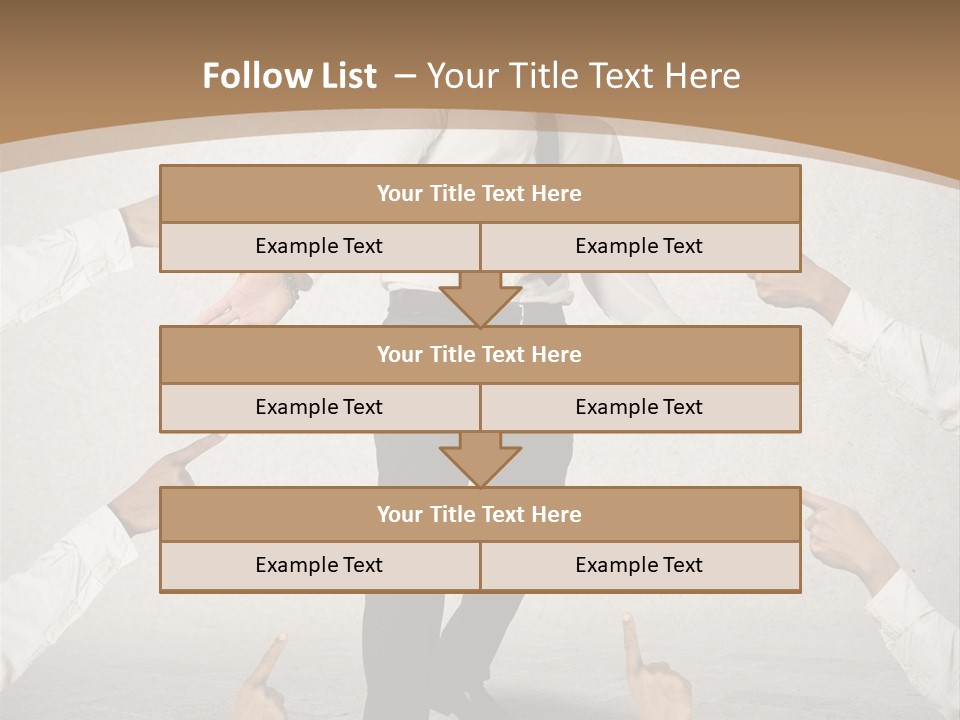 Expression Person Direction PowerPoint Template