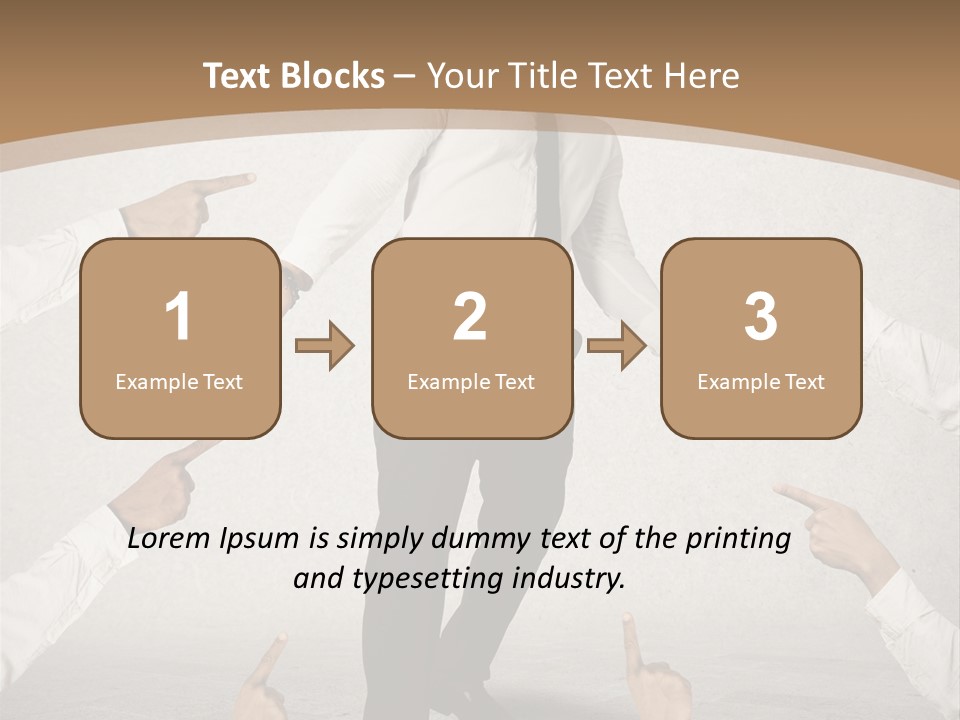 Expression Person Direction PowerPoint Template