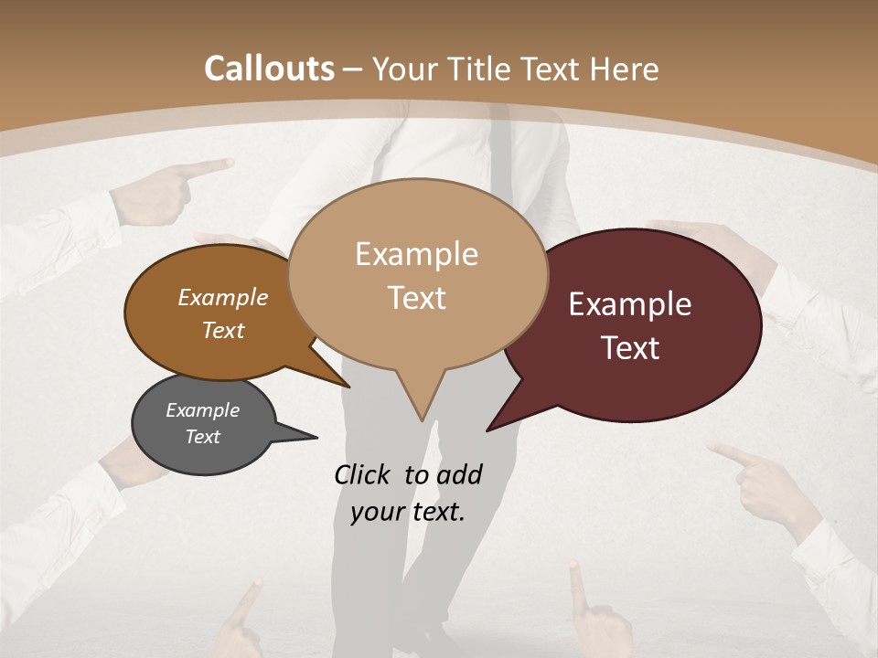 Expression Person Direction PowerPoint Template