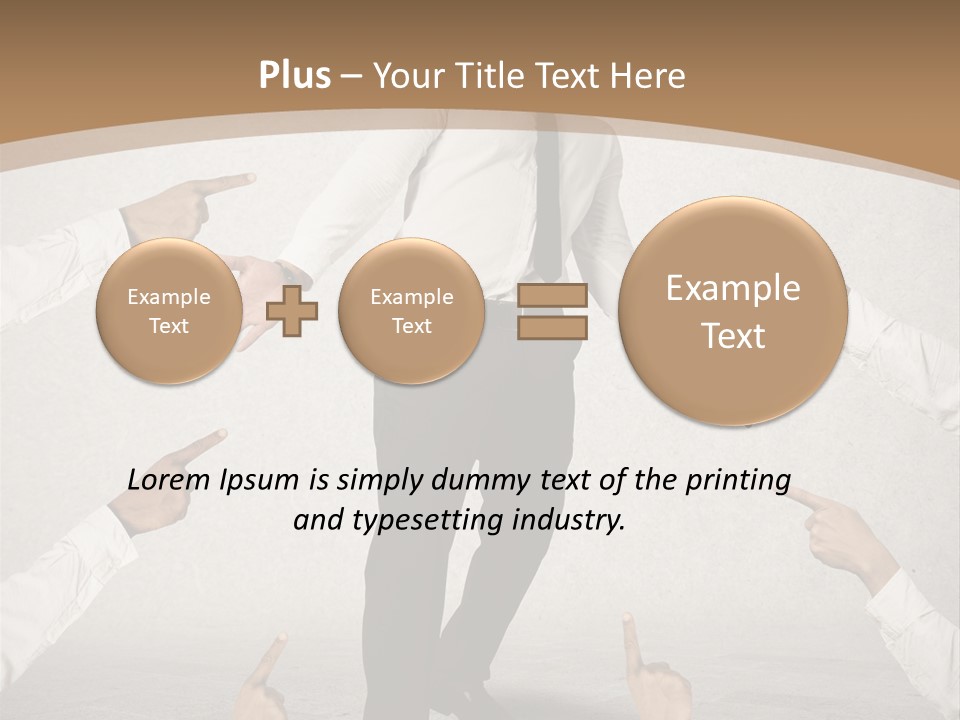 Expression Person Direction PowerPoint Template