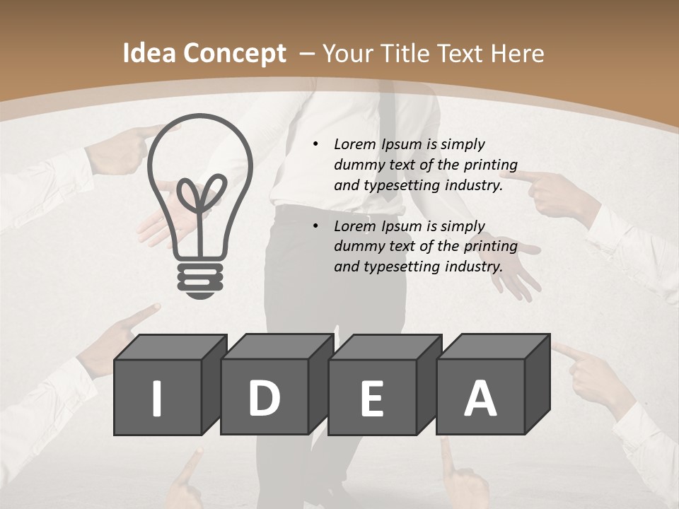 Expression Person Direction PowerPoint Template