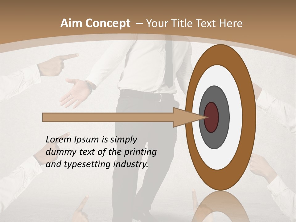 Expression Person Direction PowerPoint Template