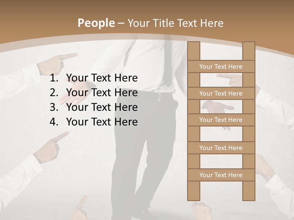 Expression Person Direction PowerPoint Template