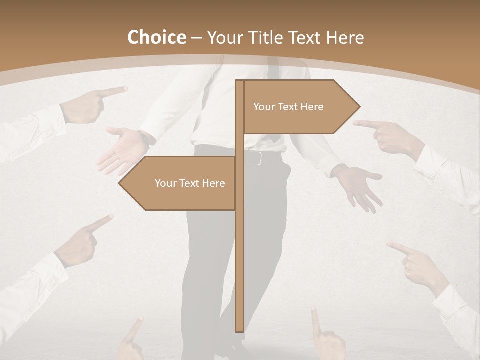 Expression Person Direction PowerPoint Template