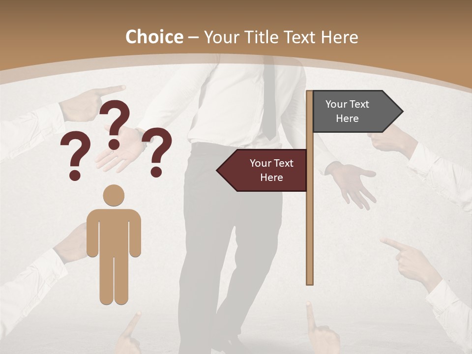 Expression Person Direction PowerPoint Template
