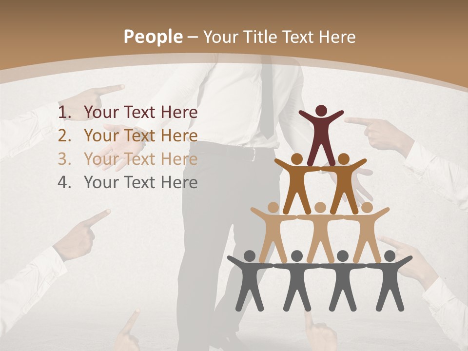 Expression Person Direction PowerPoint Template