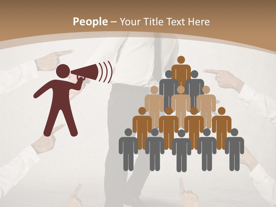 Expression Person Direction PowerPoint Template