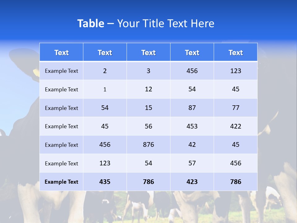 Ambewela Domestic Sky PowerPoint Template