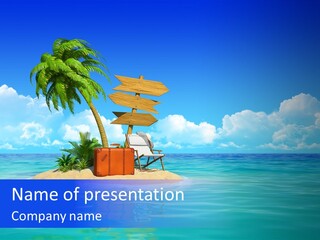 Copyspace Concept Bag PowerPoint Template