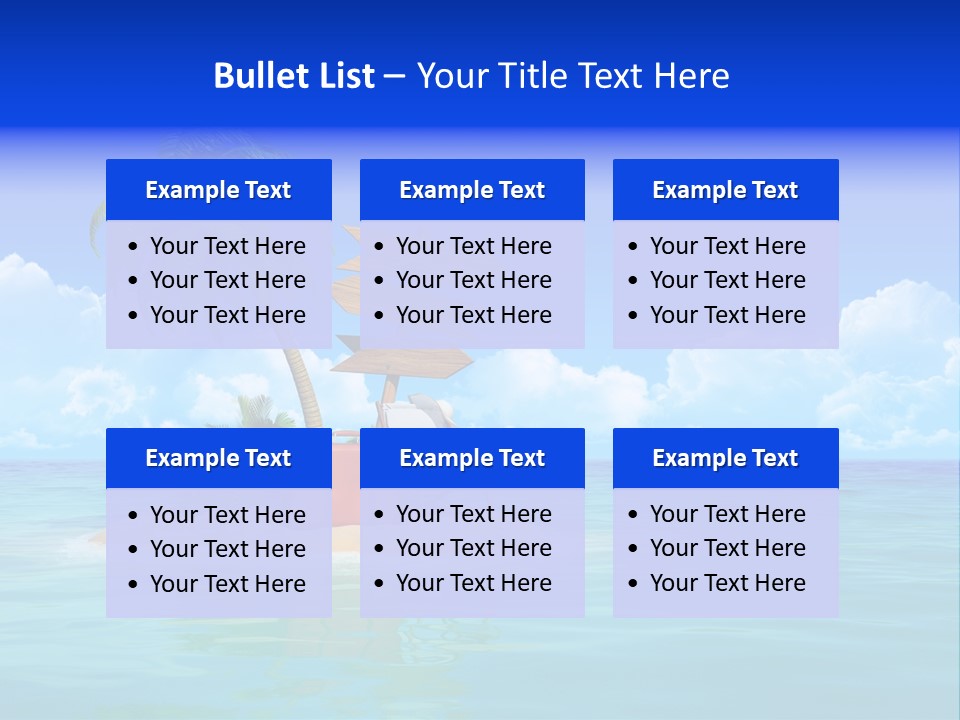 Copyspace Concept Bag PowerPoint Template