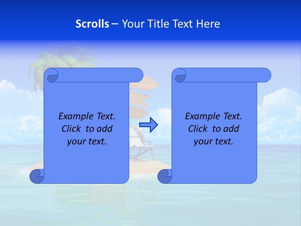 Copyspace Concept Bag PowerPoint Template