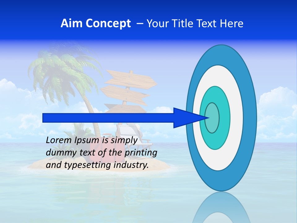 Copyspace Concept Bag PowerPoint Template