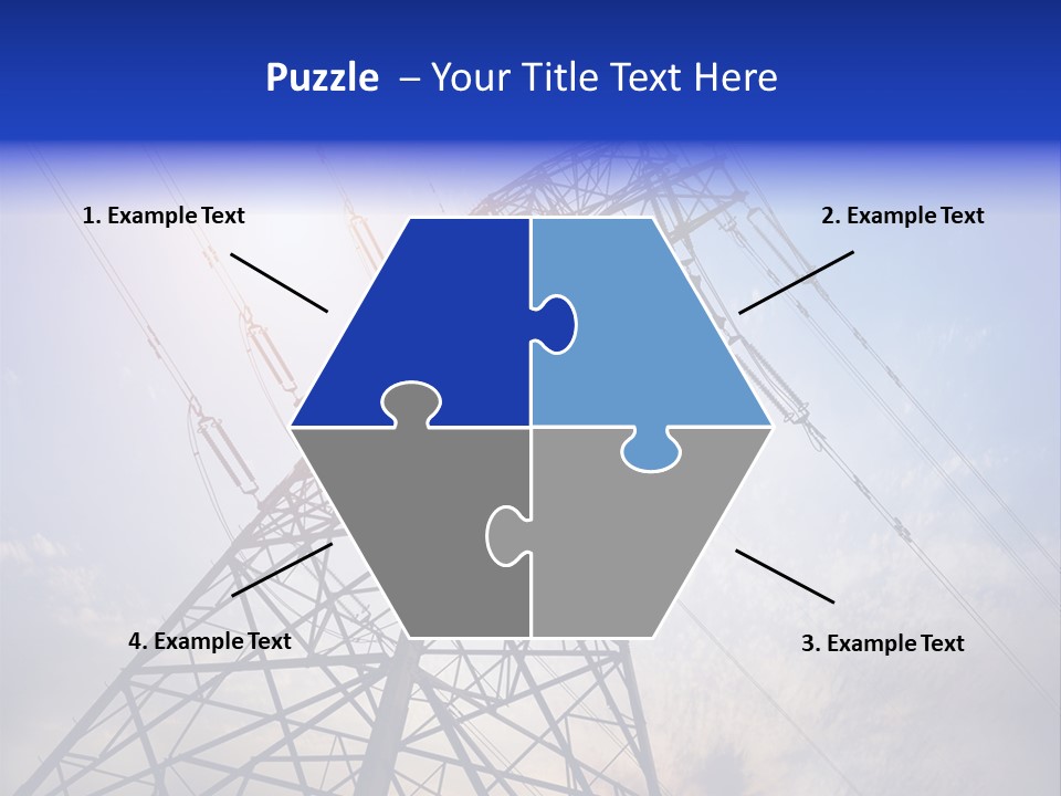 Equipment Energetic Line PowerPoint Template